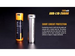 Bateria Fenix 18650 de 2600 mAh ARB-L18-2600U