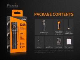 Linterna Recargable Fenix E30R