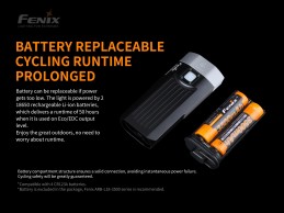 Linterna Fenix BC30 version 2.0