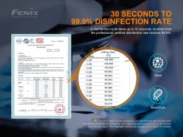 Linterna Fenix PD32 UVC