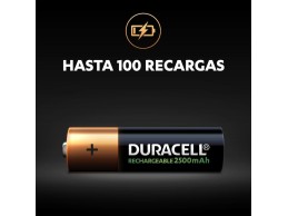 Pilas Duracell AA de 2500 mAh