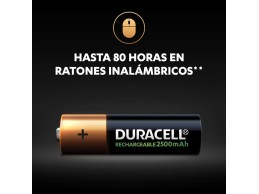 Pilas Duracell AA de 2500 mAh