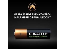 Pilas Duracell AA de 2500 mAh