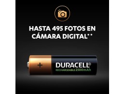 Pilas Duracell AA de 2500 mAh