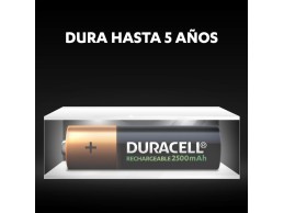 Pilas Duracell AA de 2500 mAh