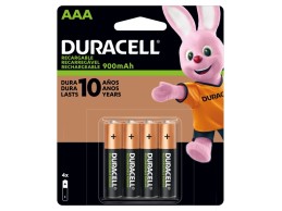 Pilas Recargables Duracell AAA de 900 mAh