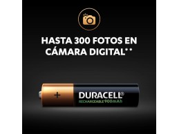 Pilas Recargables Duracell AAA de 900 mAh