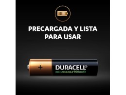 Pilas Recargables Duracell AAA de 900 mAh