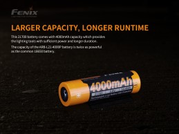Bateria Fenix 21700 de 4000 mAh ARB-L21-4000P