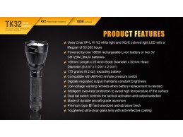 Linterna Fenix TK 32 edición 2016